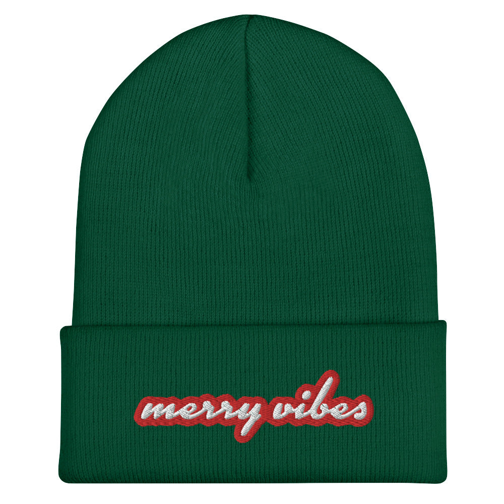 turbo cuffed beanie | merry vibes '22
